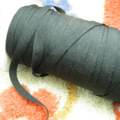 2米1元 0.9cm黑色無彈性織帶繩子 服裝繩帶 服裝輔料 手工DIY材料-淘寶網